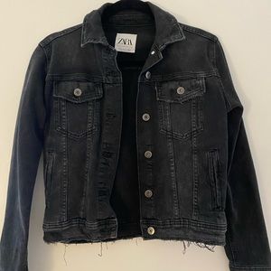 Black Zara Denim Jacket